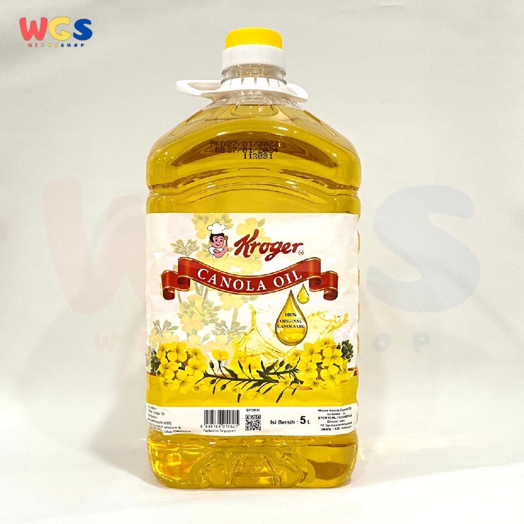 Kroger Canola Oil 100% Original 5 ltr - Minyak Canola