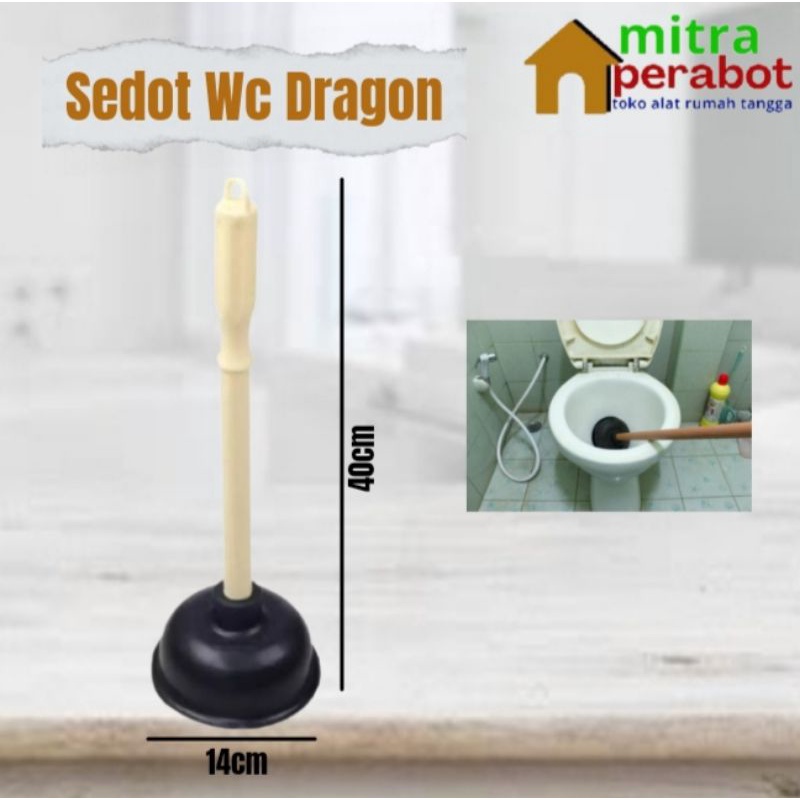 Dragon Sedot WC Alat Penyedot Wc Karet Pompa Sedot Wc
