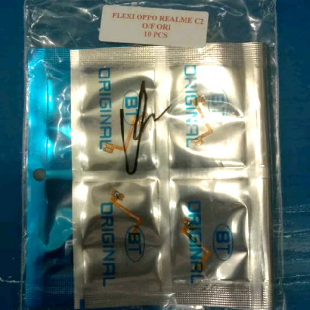 FLEIXBEL FLEXIBLE FLEKSIBEL OPPO REALME C2 ON OF OFF  ORIGINAL