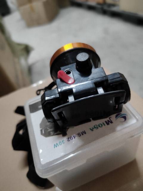 Headlamp Senter Kepala MS 402 Dimer 30w cahaya putih &amp; kuning Support Dimmer 30w