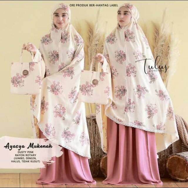 Ayasha mukena @170 . ori tulus