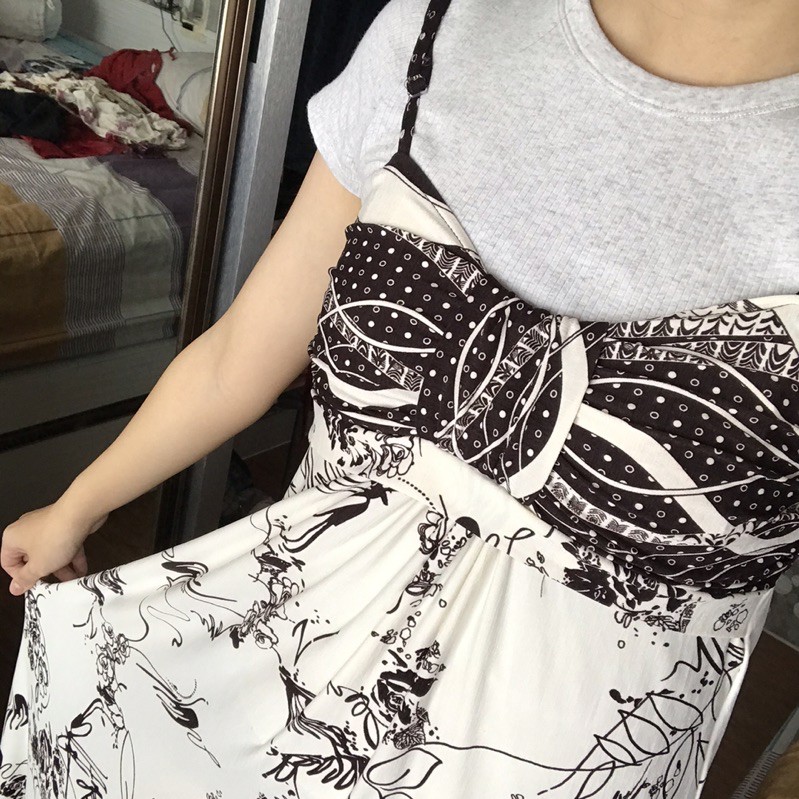 dress pantai panjang