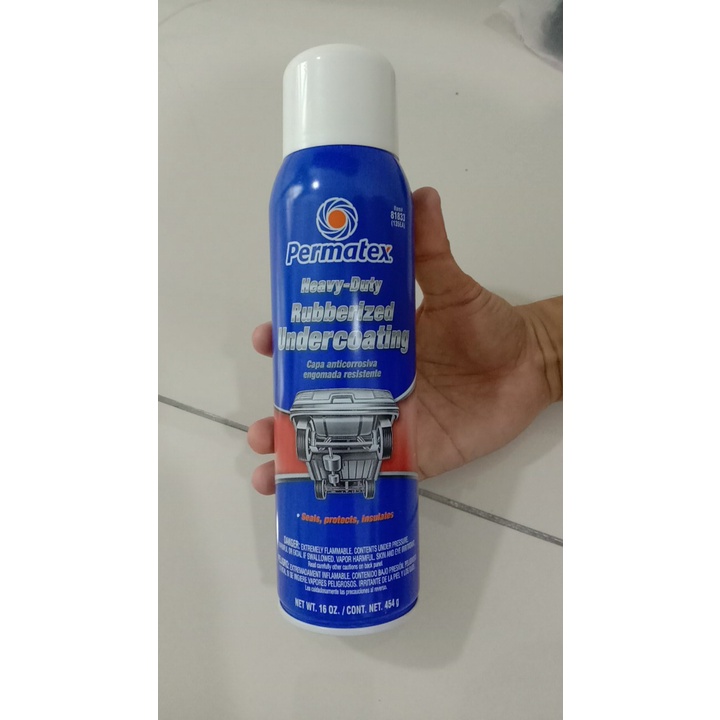 PERMATEX heavy duty rubberized undercoating spray anti karat mobil