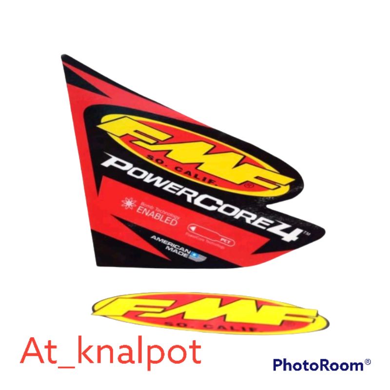 Stiker knalpot FMF Powercore4 tahan panas