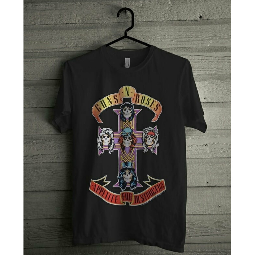 GUNS N' ROSES Band T-Shirt - Kaos Band Music Original