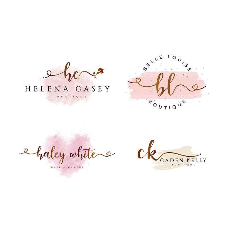 jasa bikin desain logo toko olshop Beauty Logo unik elegant