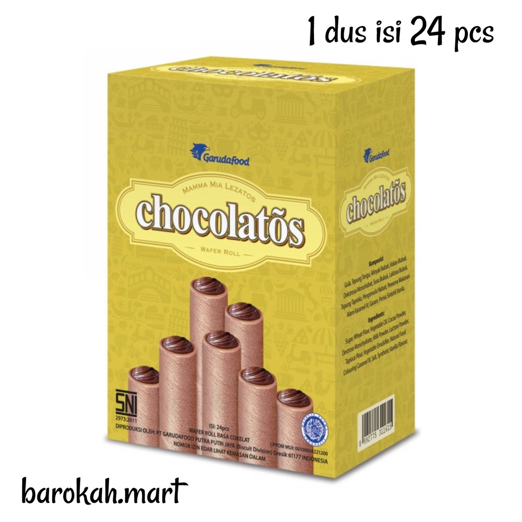 

Chocolatos 8,5 gram x 24 pcs/Box