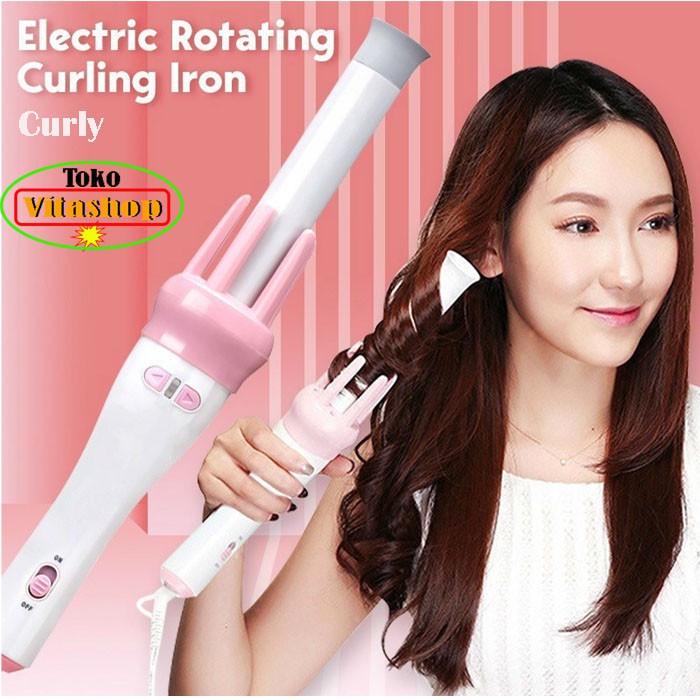 Catokan Rambut Keriting  Hair Curly Otomatis Vivido Vogue Automatic