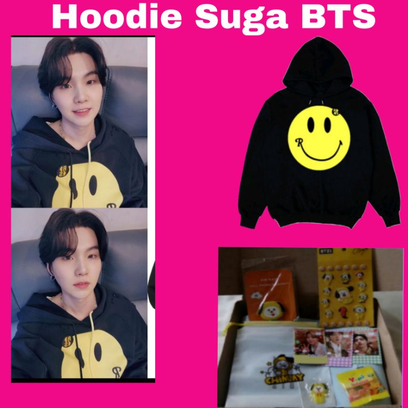 hoodie RSmile suga bts/ hoodie suga bts/hoodie rsmile bts suga