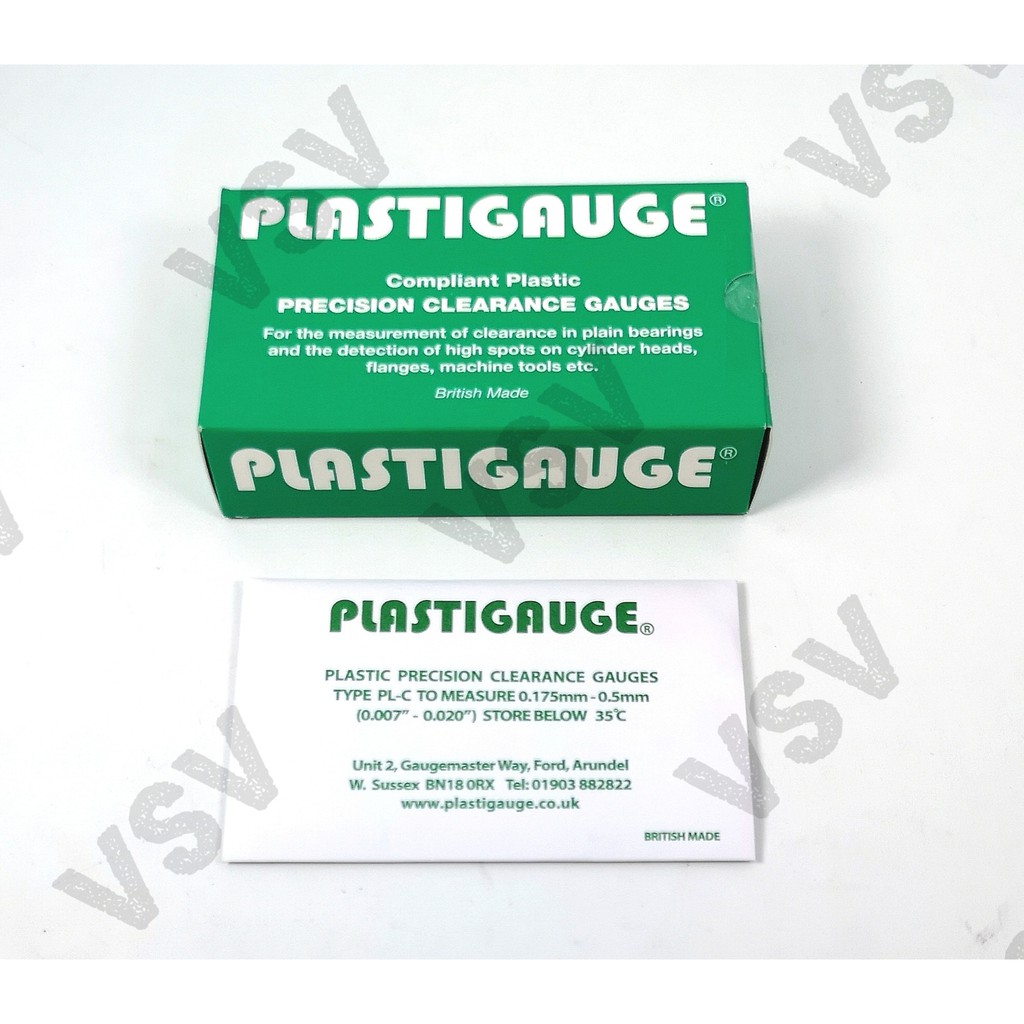 PLASTIGAUGE HIJAU PLASTI GAUGE PLASTIC GAUGE HIJAU 0.175-0.500mm