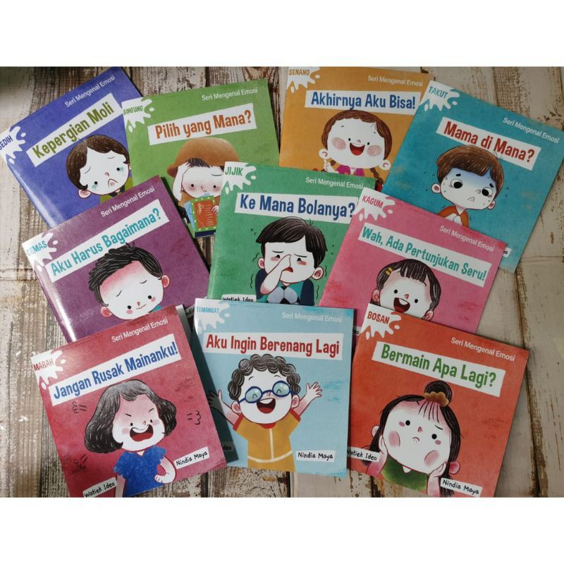 12 Buku Seri Mengenal Emosi
