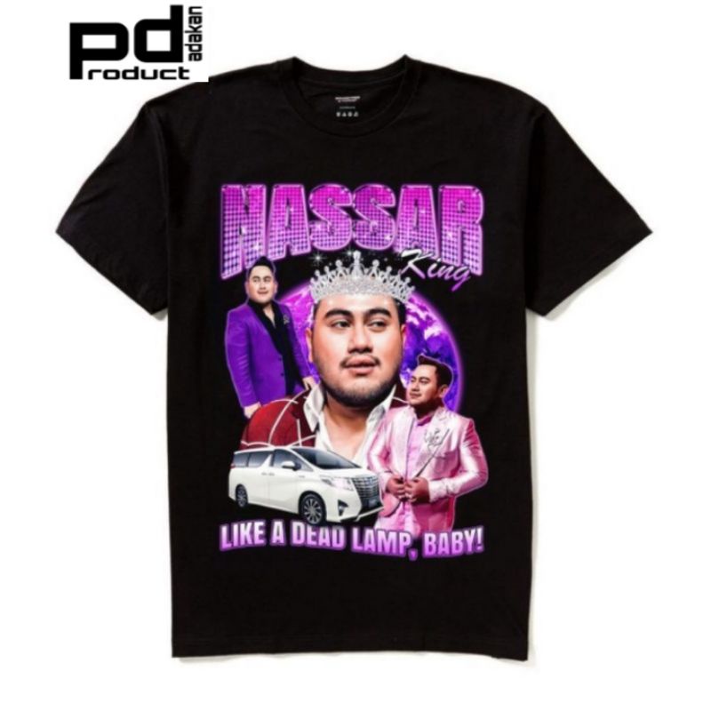 Kaos Baju KING Nassar Oppa Tee Rap - Tshirt distro DANGDUT Pria Wanita
