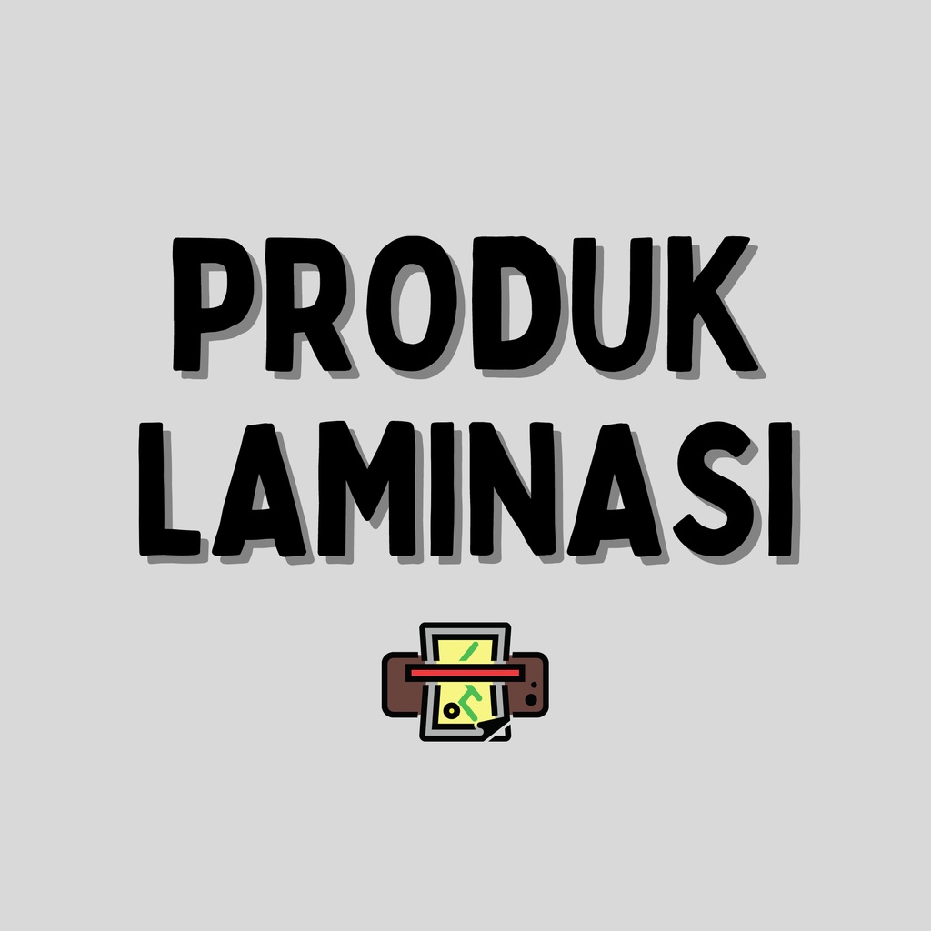 

Produk tambahan laminasi glossy dan doff