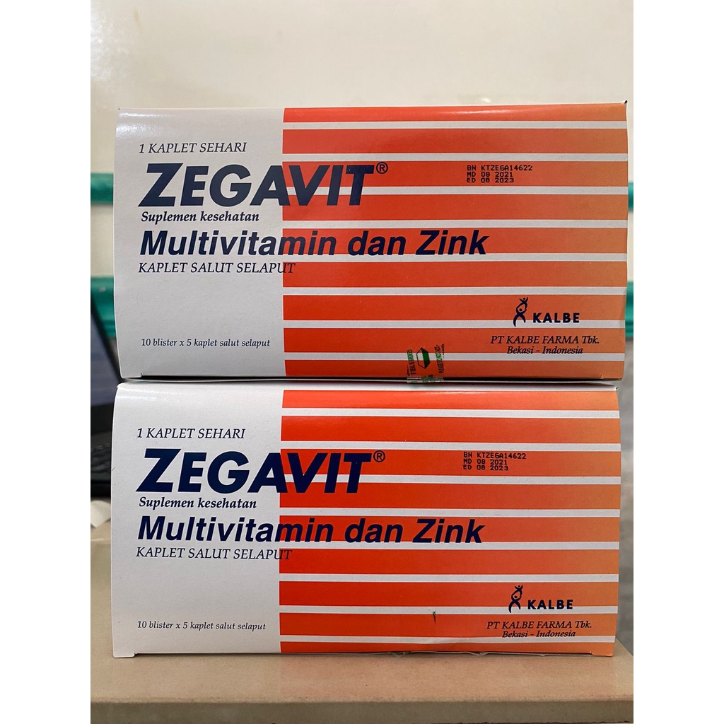 Zegavit Tablet Perstrip isi 5 tablet/ Multivitamin