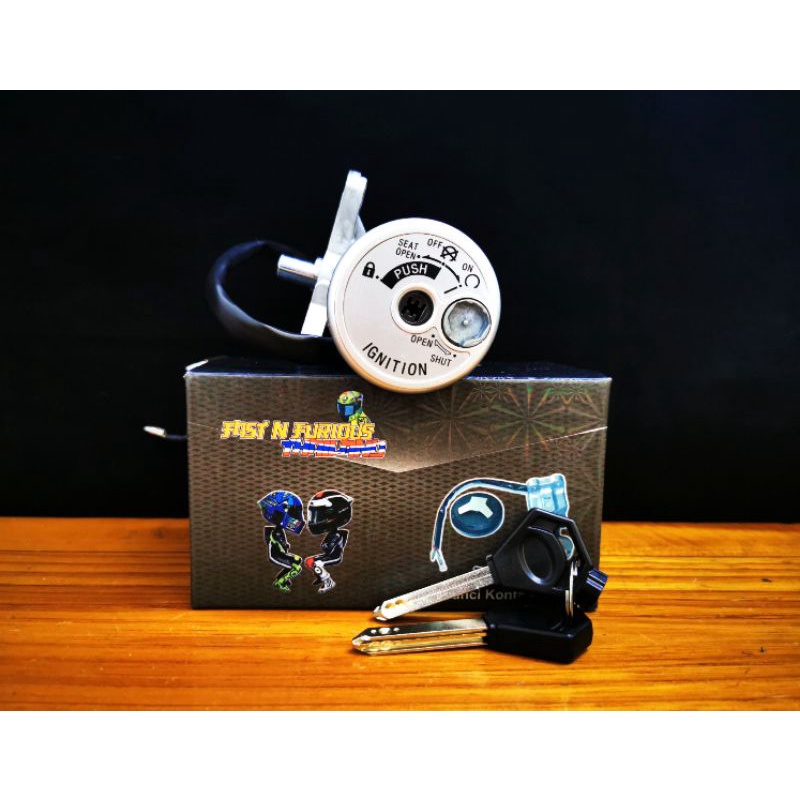 Kunci kontak Mio M3 / Mio Z / Mio S / Mio 125 Assy model batman key set Yamaha anti maling