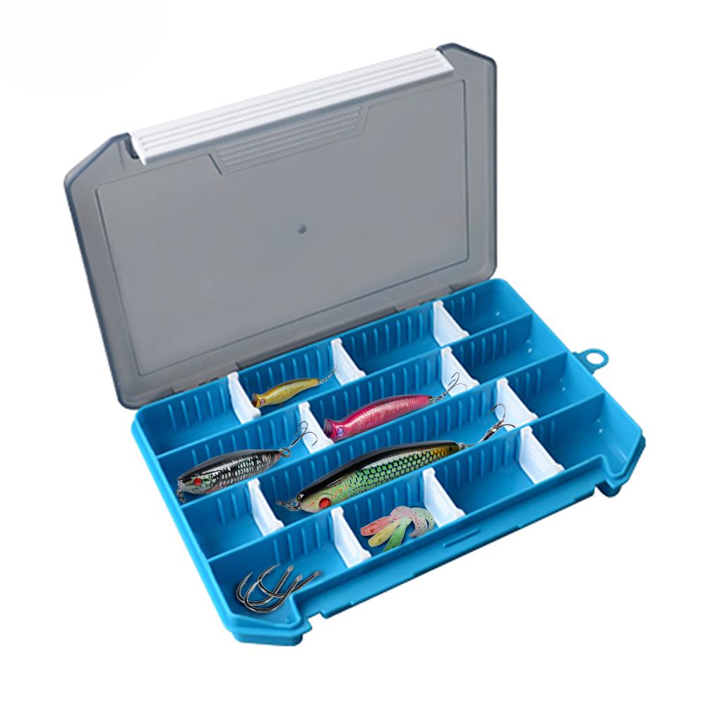 Lanfy Fishing Tackle Box Alat Pancing Kail Pancing Adjustable Umpan Pancing Sekat Yang Dapat Dilepas Kotak Organizer Pancing