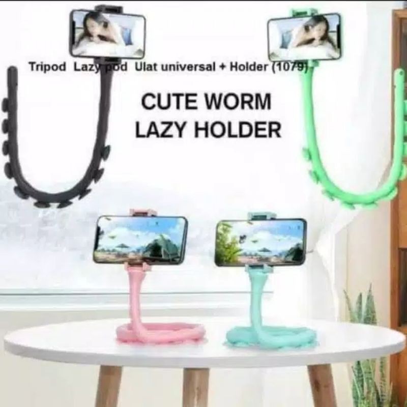 Jual Lazy Worm Cute Gurita Lazypod Hp Phone Holder Flexible Lazypod