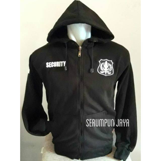 JAKET SECURITY - SWEATER SECURITY LOGO PUTIH - JAKET SECURITY LOGO PUTIH - HOODIE SECURITY