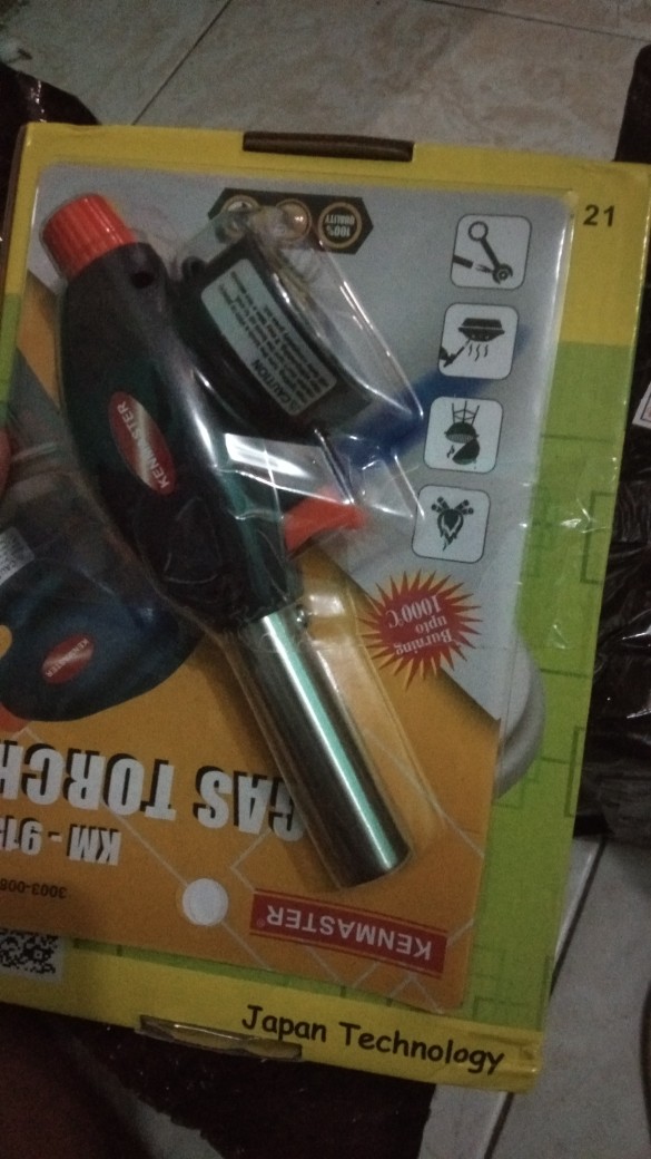 Kenmaster Kepala Gas Torch Tabung Alat Bakar Las Pemantik Api Km-915