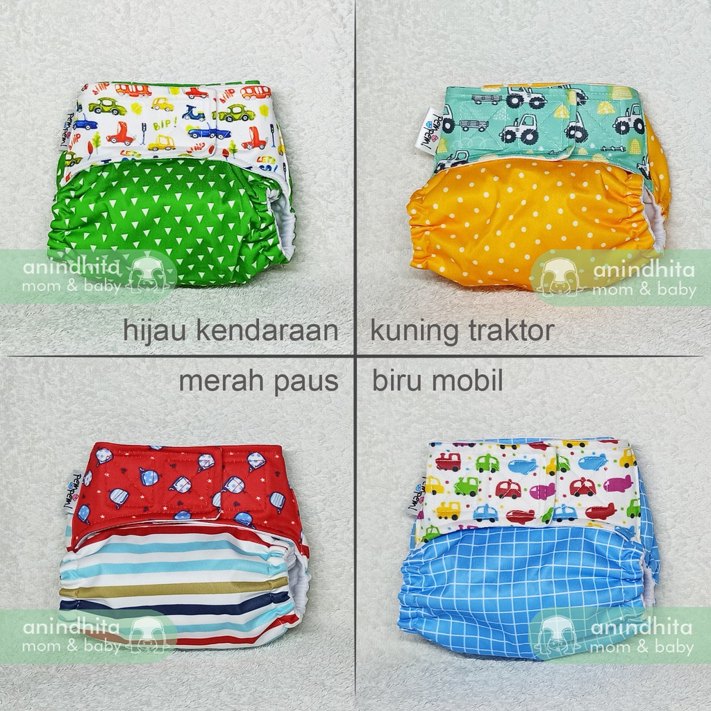 PEMPEM Velcro Insert Litty | Clodi | Cloth Diaper  | Popok Kain