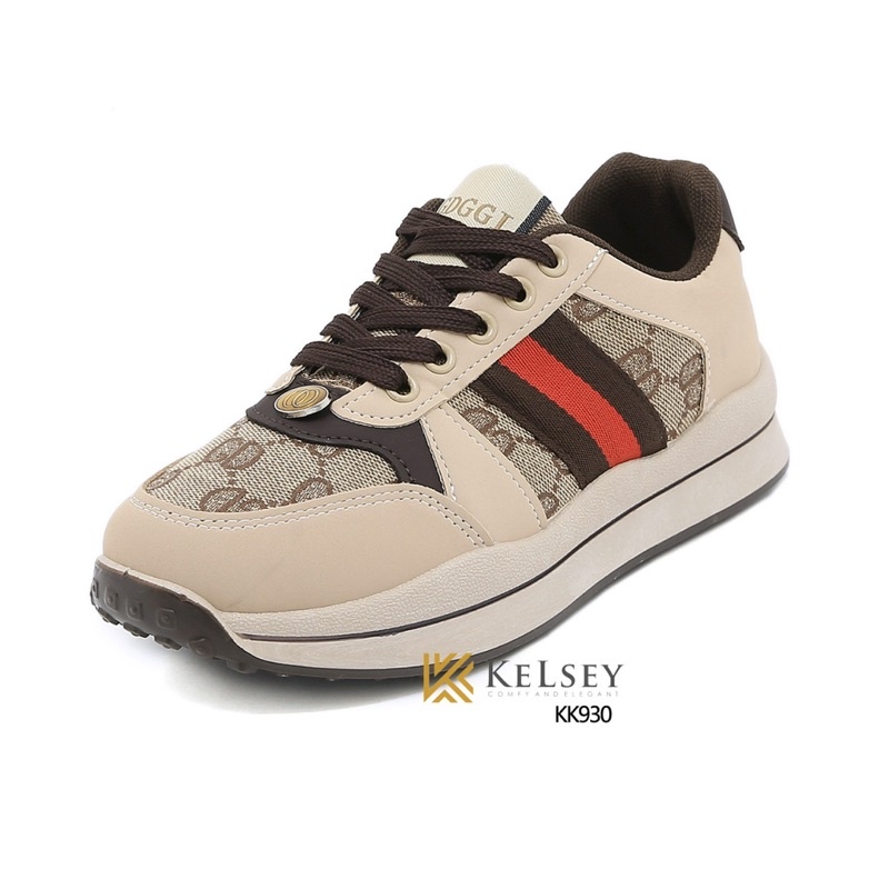 NICOLE Sepatu Sneakers Wanita Kelsey Import KK930