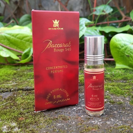 Minyak Wangi Baccarat Kemasan 6ml Parfum Roll On Non Alkohol