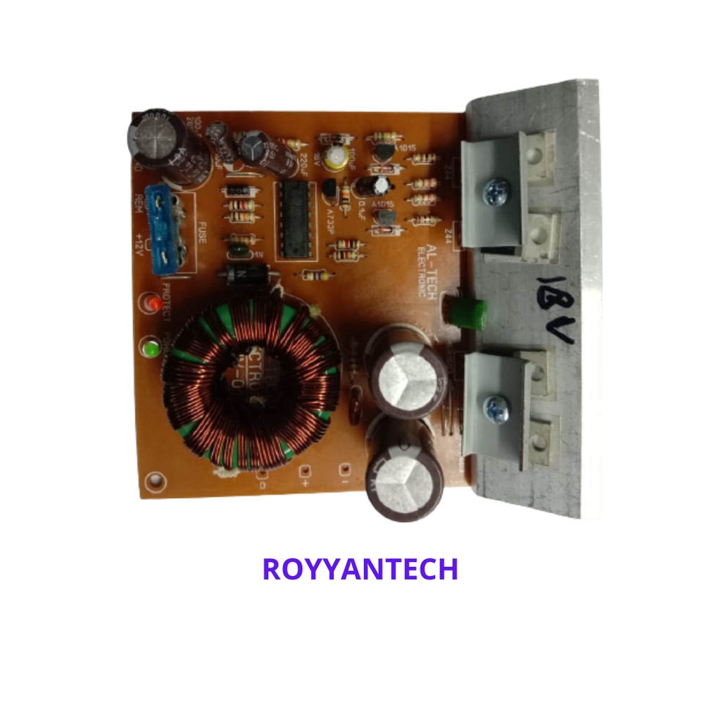 KIT INVERTER 12V TO 18V DC AL TECH