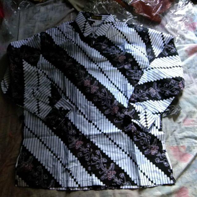 Kemeja Batik Pria/ Hem Batik Kerja/ Seragam Kantor Lengan Panjang Pria