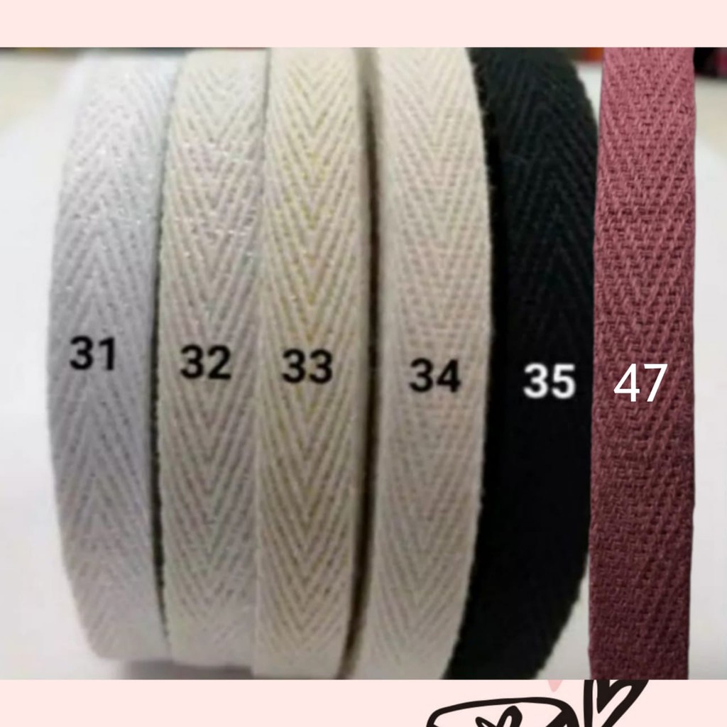 25 YARD PITA KATUN / TALI GULING / TWILL COTTON TAPE