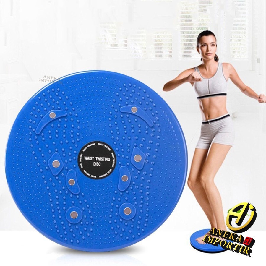 Jogging Trimmer Magnetic Jogging Body Plate Waist Twisting Pelangsing Tubuh Perut Alat Olahraga Dirumah