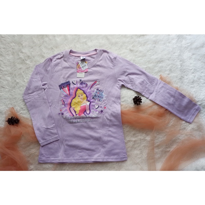 Baju Anak Lengan Panjang Merk Nevada x Disney Princess