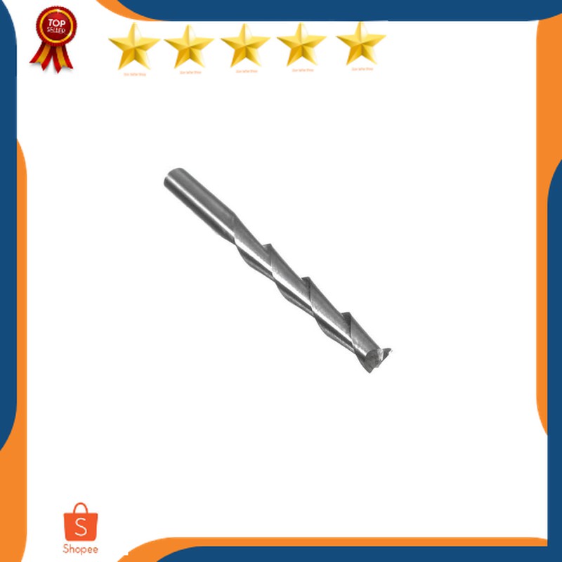 milling bit flat nose mata bor ukir endmill CNC mini grinder 3.17mm 2flute carving engraving 2D