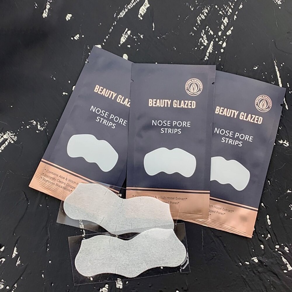 Beauty Glazed Nose Pore Strips Blackhead Remover Pembersih Komedo Pengangkat Komedo