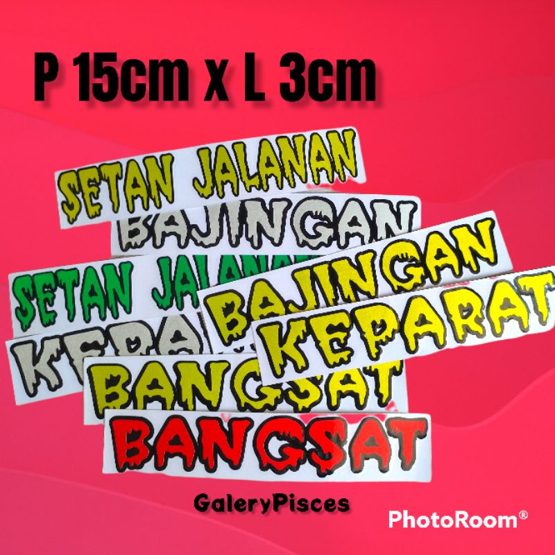 stiker motor stiker kata kata cutting