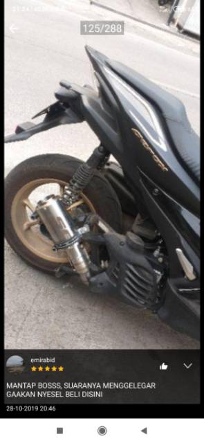 Knalpot Racing SC PROJECT NMAX AEROX LEXI PCX XMAX ADV VARIO BEAT SCOPY MIO DLL-4