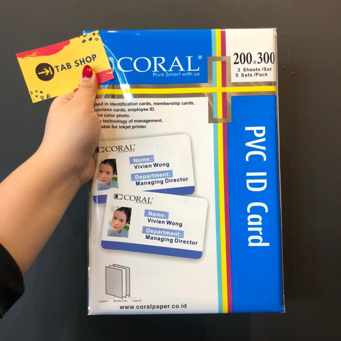 

(BISA COD) CORAL PVC ID CARD
