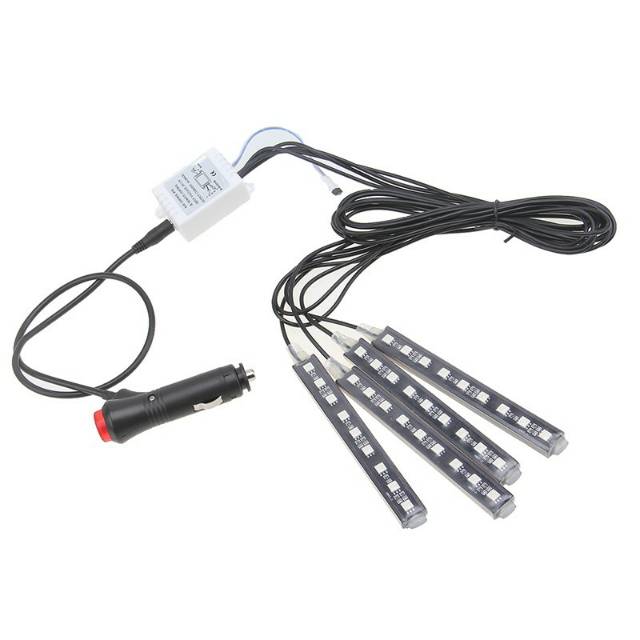 Lampu Interior mobil LED Light 5050 RGB + Remote Control - APPFWD1