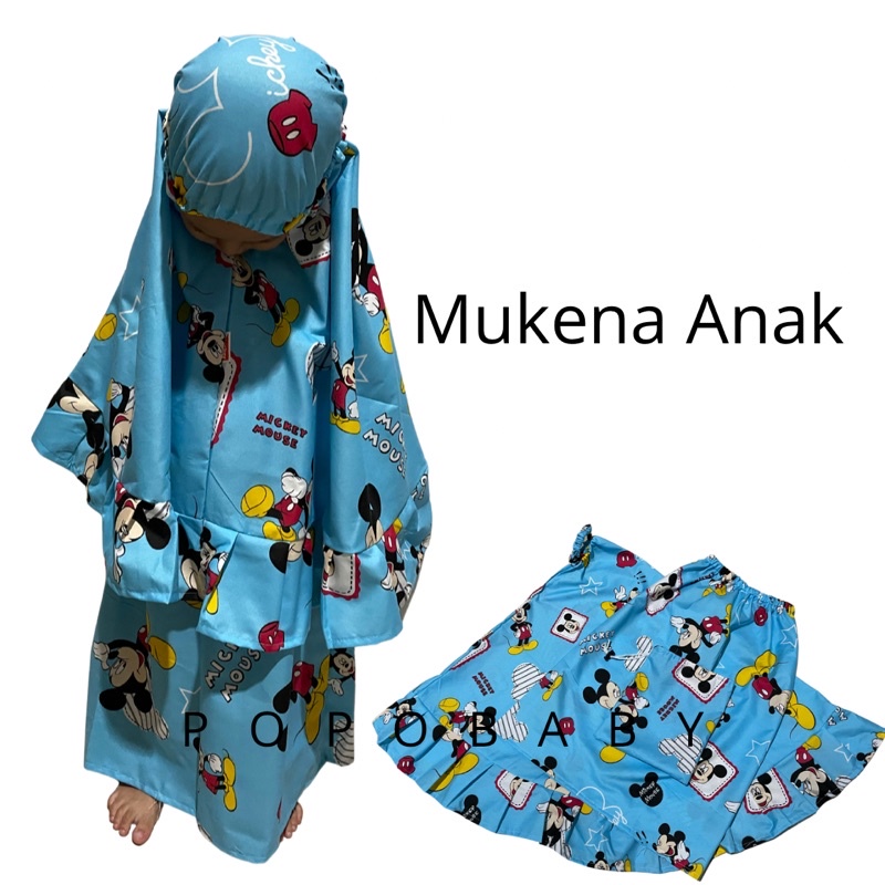 ( BISA COD ) Mukena Anak Motif Lucu / Mukenah Anak (FREE POUCH)