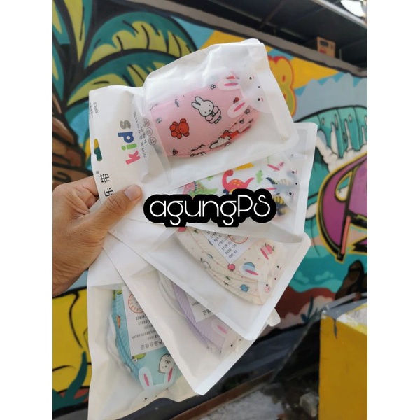 MASKER ANAK MOTIF ANAK CEWEK COWOK