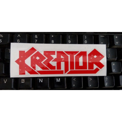 cutting sticker band kreator