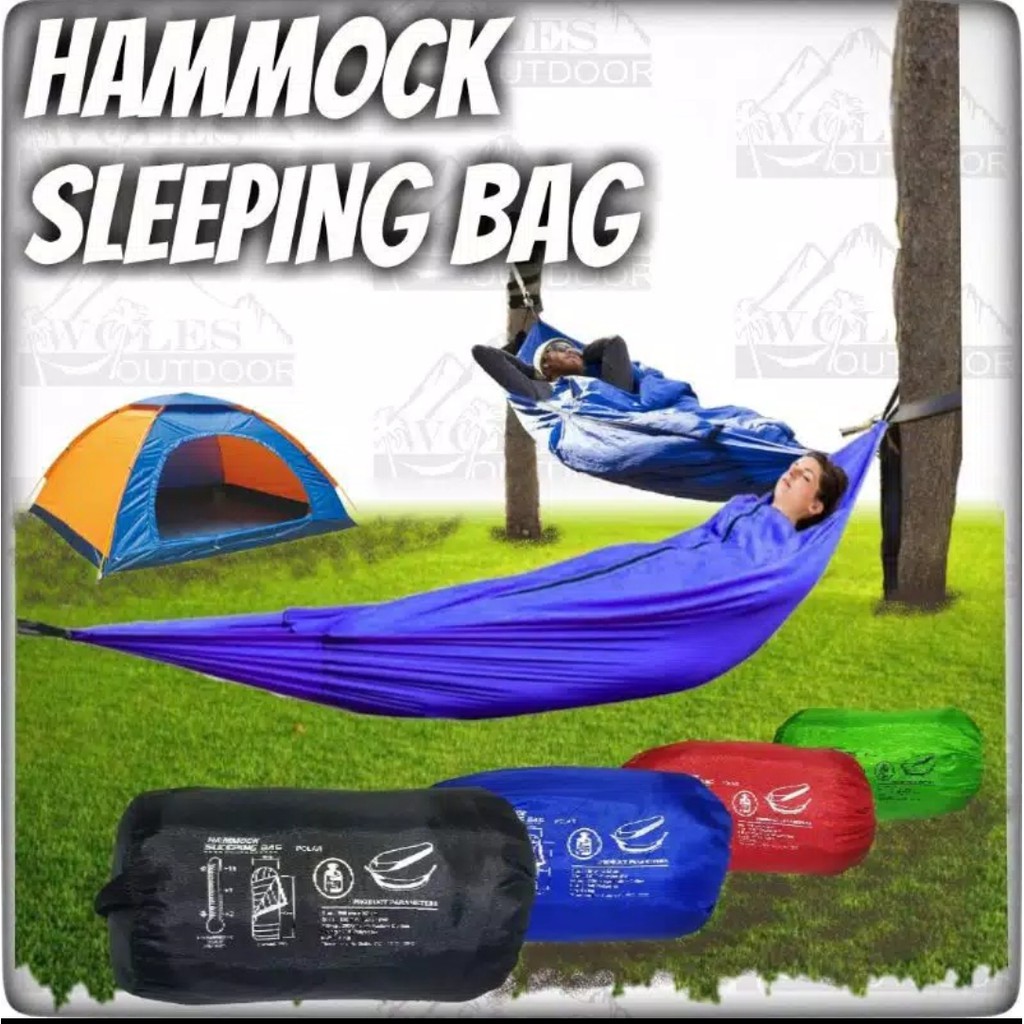 Sleeping bag hammock 2 in1 / sleepmock / hammock sleeping bag /sleepmock 2 in 1 tebal / sliping bag hamok / hamok sleping bag