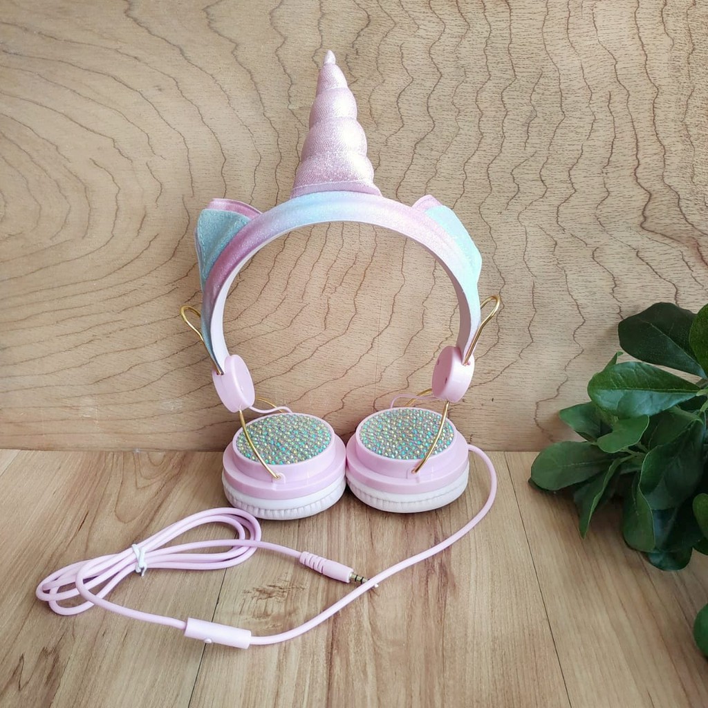 [Brandedbaby] HEADSET ANAK/ HEADPHONE ANAK / HEADPHONE UNICORN ANAK DAN DEWASA