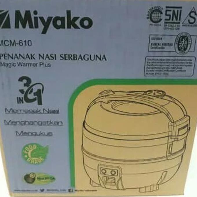 (READY COD) rice cooker miyako mcm 610 - magic com miyako mini - magicom miyako OBRAL