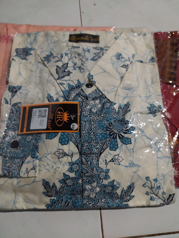 Benang Raja Kemeja Batik Pria Lengan Panjang Ukuran Jumbo 2xl 3xl 4xl 5xl