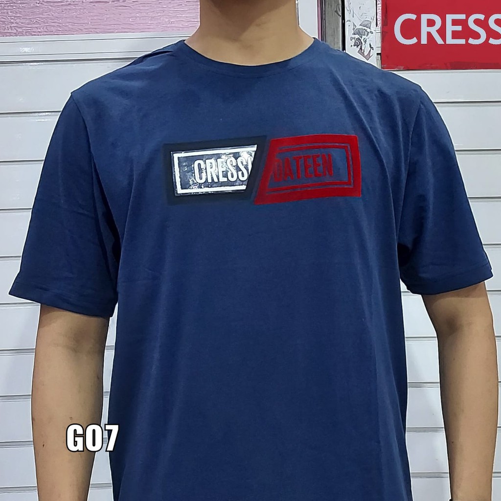 gof CRESSIDA KAOS Pakaian Pria Atasan Kaos Casual Santai Reguler Lengan Pendek Original