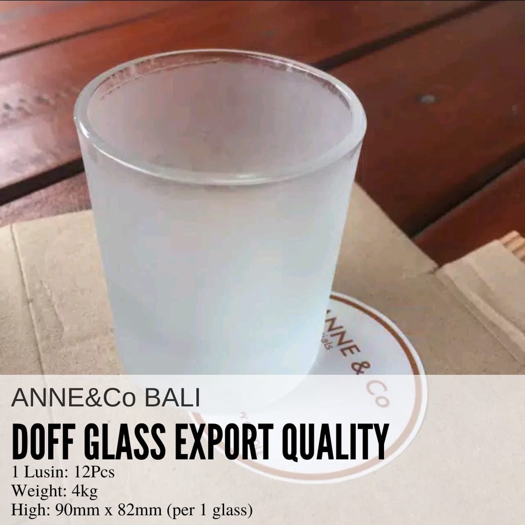 Anne & Co Bali || 1 box lusin isi 12 pcs 325 ml Gelas whisky Barley Export Quality ukuran besar