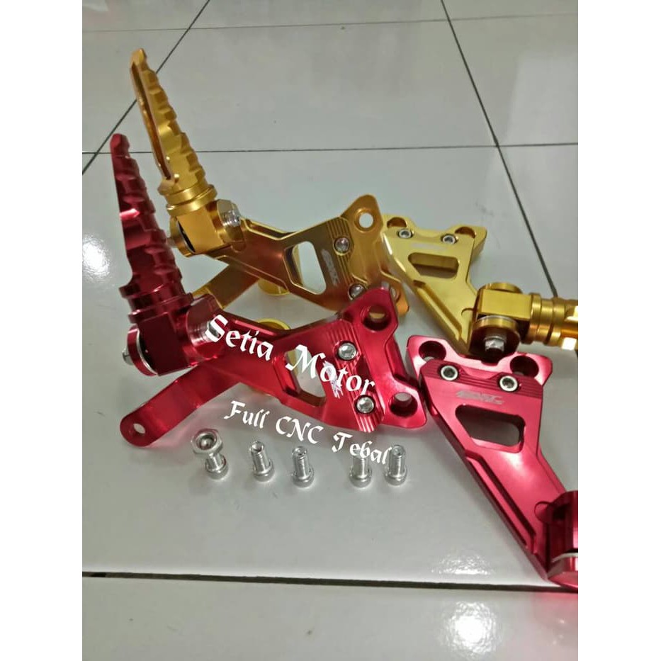Footstep Fu - Step Belakang Satria Fu Full Aluminium Pnp Baut L - Variasi Motor