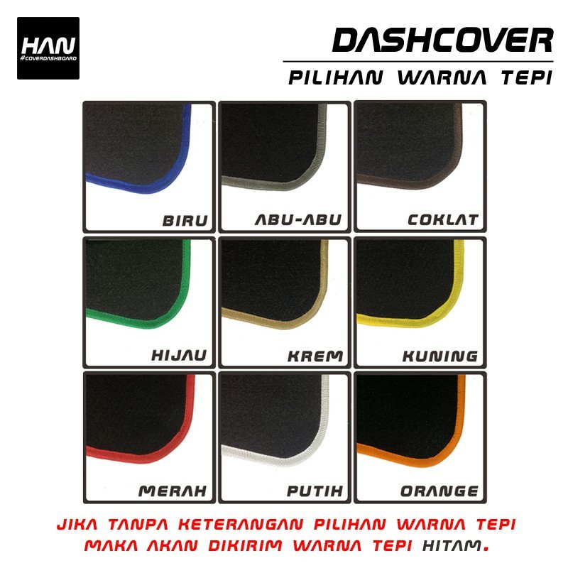 Cover Dashboard Toyota Calya / Daihatsu Sigra - FREE Antislip &amp; Double Tape