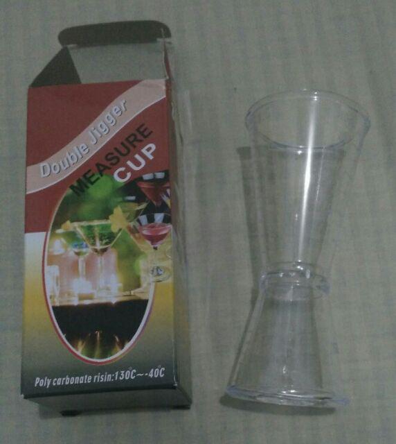 Jigger Acrylic 20/40ml Pc Measure Cup Gelas Ukur 20ml 40ml