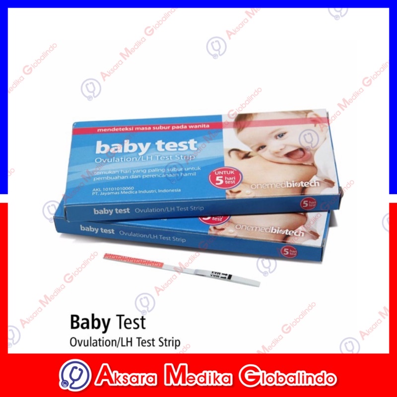 Baby Test/Test Kesuburan/Test Ovulasi Box isi 5s OneMed #AMG